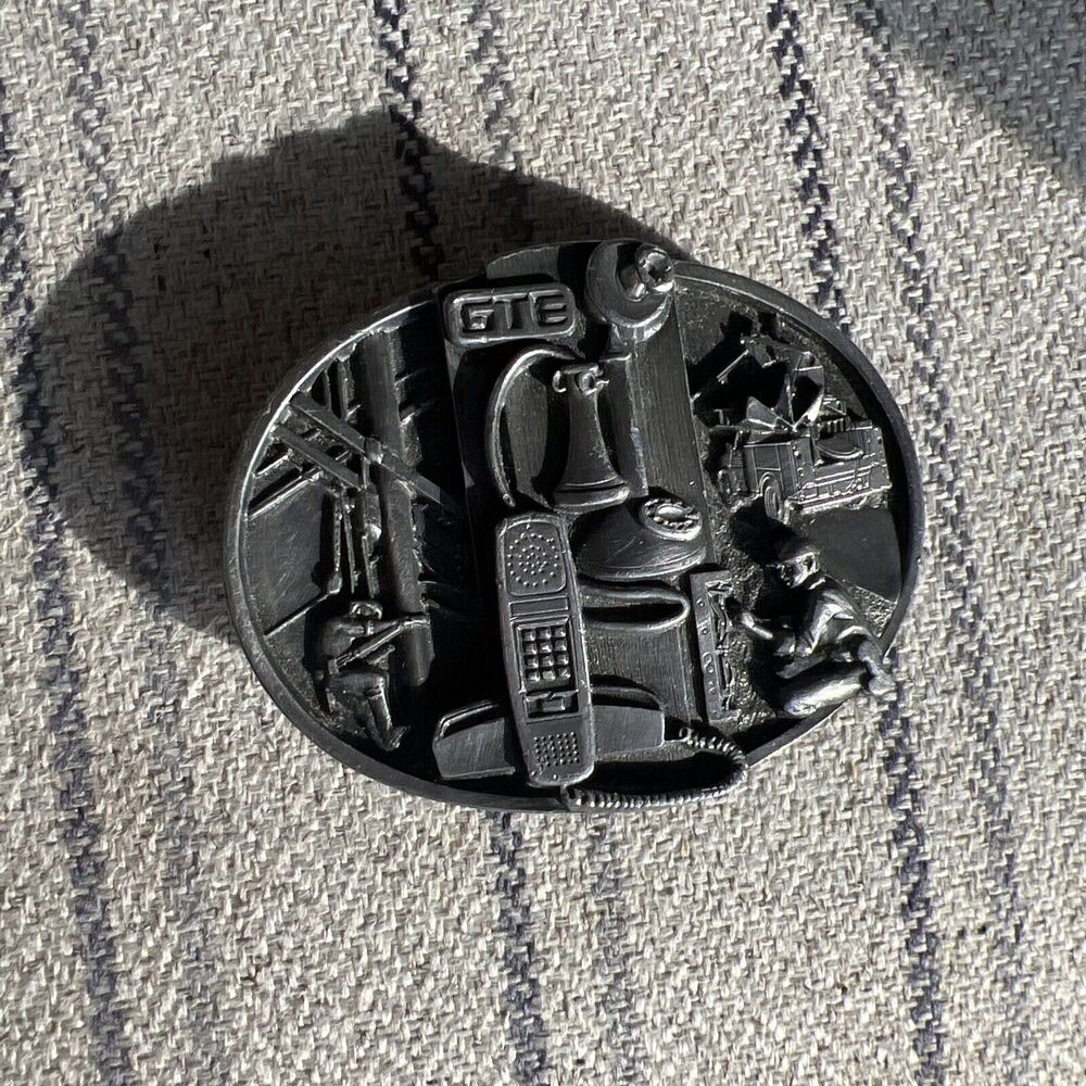 GTE American Communications Industry1988 Siskiyou Buckle Co. Oregon Buckle Rare